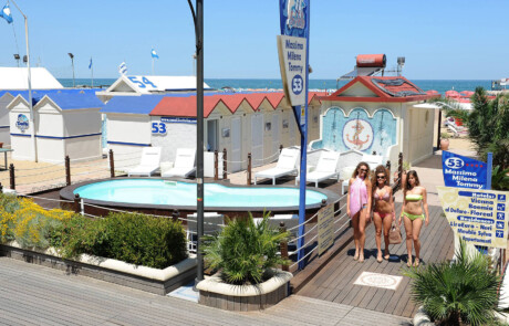 Hotel Vienna Mare - Cattolica - Spiaggia privata